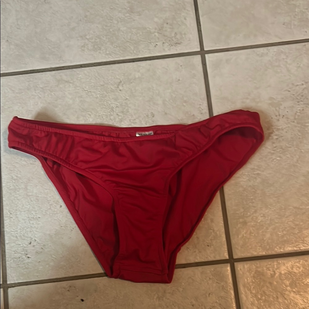 Red Women's Swim Bottom